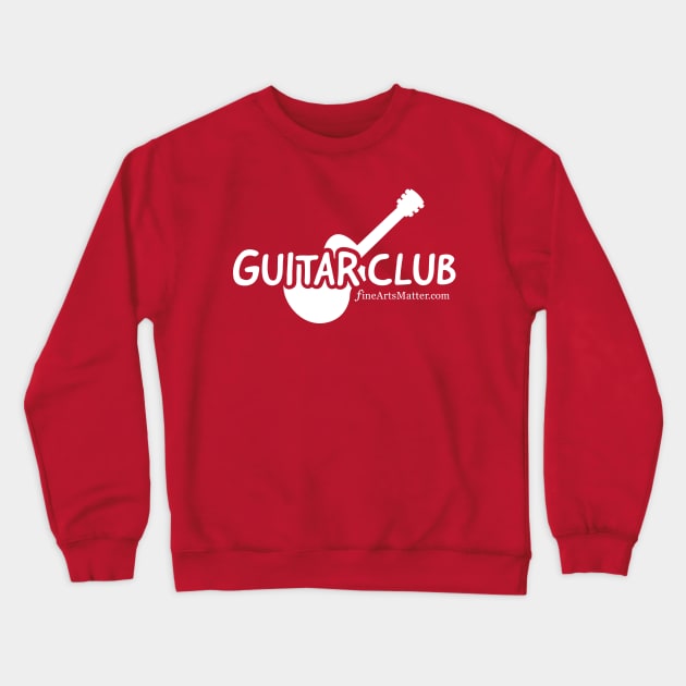 Guitar Club Crewneck Sweatshirt by FineArtsMatter